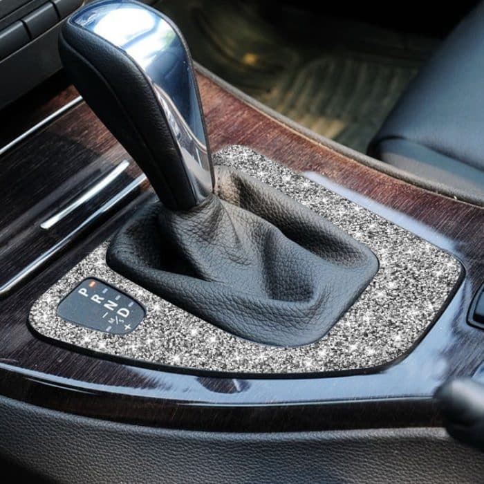 Für BMW 3er E90 / E92 2005–2012, Auto-Schalttafel-Diamant-dekorativer Aufkleber, linker Antrieb – Bild 6