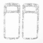 2 Stück Autotür-Innengriff-Diamant-Dekorationsaufkleber, Linkslenker, Door Inner Handle – Bild 2