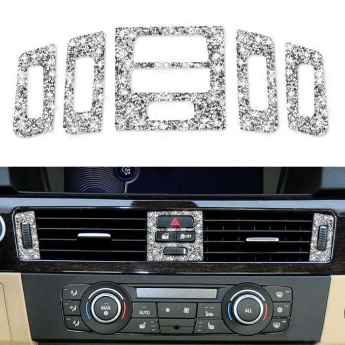 Für BMW 3er E90 / E92 / E93 2005–2012 Premium-Auto-Luftauslass-Diamant-dekorativer Aufkleber – Bild 1