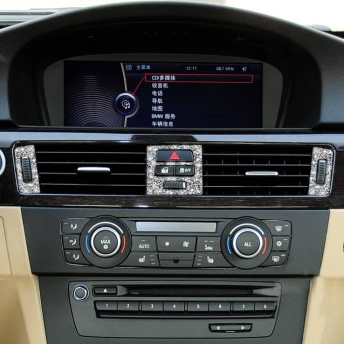 Für BMW 3er E90 / E92 / E93 2005–2012 Premium-Auto-Luftauslass-Diamant-dekorativer Aufkleber – Bild 5