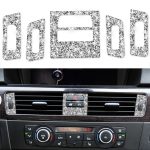 Für BMW 3er E90 / E92 / E93 2005–2012, grundlegender Auto-Luftauslass-Diamant-dekorativer Aufkleber