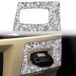 Für BMW 3er E90 2005–2012, Auto-Zündschalterrahmen, Diamant-dekorativer Aufkleber, rechter Antrieb