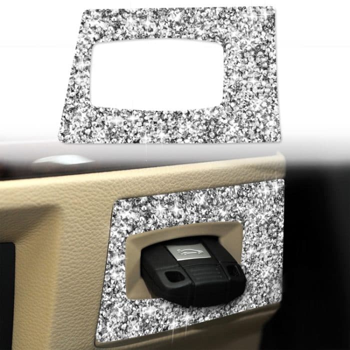 Für BMW 3er E90 2005–2012, Auto-Zündschalterrahmen, Diamant-dekorativer Aufkleber, rechter Antrieb – Bild 1