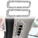 Für Mazda CX-5 2017–2018, Auto-A-Säulen-Luftauslass-Diamant-dekorativer Aufkleber, linker und rechter Antrieb, universell