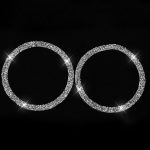 Autotür-Hupenring, 2-in-1-Diamant-Dekorationsaufkleber, für BMW 3er-Serie E90 / E84 2008–2012, X1-Serie modifiziert 320i / 325i – Bild 2