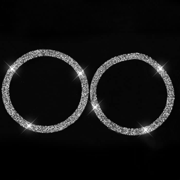 Autotür-Hupenring, 2-in-1-Diamant-Dekorationsaufkleber, für BMW 3er-Serie E90 / E84 2008–2012, X1-Serie modifiziert 320i / 325i – Bild 2