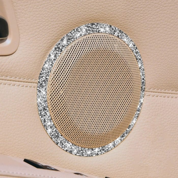 Autotür-Hupenring, 2-in-1-Diamant-Dekorationsaufkleber, für BMW 3er-Serie E90 / E84 2008–2012, X1-Serie modifiziert 320i / 325i – Bild 5