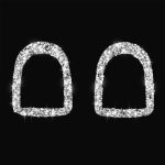 2 Stück Autotürschlossrahmen Diamant-Dekorationsaufkleber, Linkslenker, Door Lock Frame – Bild 3