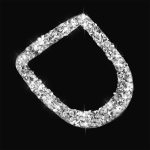 2 Stück Autotürschlossrahmen Diamant-Dekorationsaufkleber, Linkslenker, Door Lock Frame – Bild 4