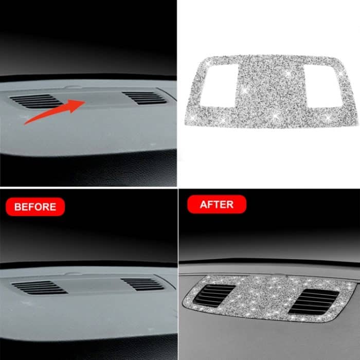 Auto-Luftauslass auf dem Armaturenbrett, Diamant-dekorativer Aufkleber für BMW 3er E90 2005–2012, modifiziert 318i / 320i / 325i – Bild 7