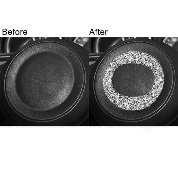 Für Mazda CX-5 2017-2018 Auto-Lenkradkreis-Diamant-dekorativer Aufkleber, linker und rechter Antrieb Universal – Bild 6