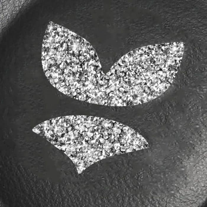 Für Mazda Angksela/Atez/CX-5/CX-4 Auto-Lenkrad-Logo, Diamant-dekorativer Aufkleber, linker und rechter Antrieb, universell – Bild 6