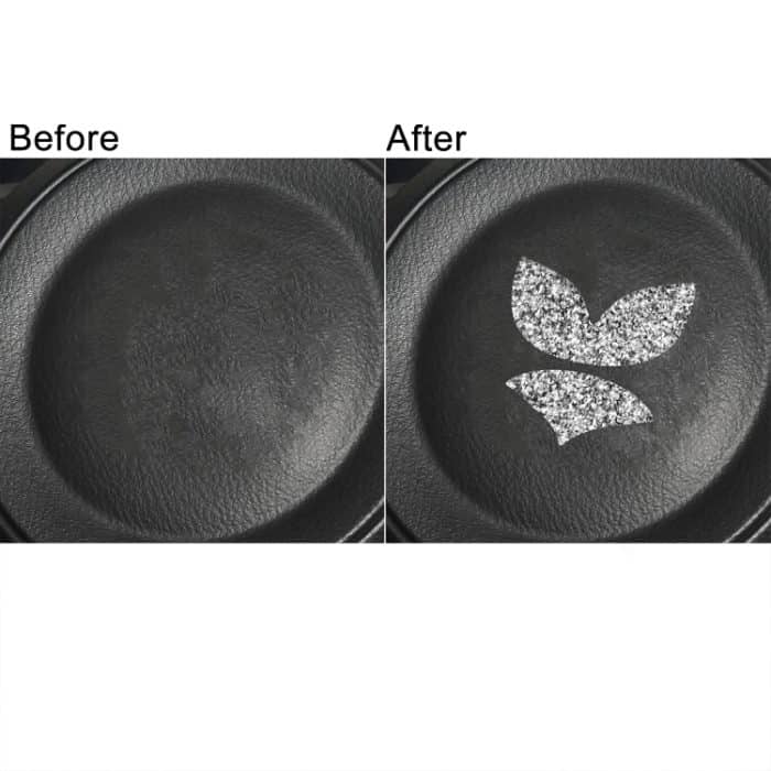 Für Mazda Angksela/Atez/CX-5/CX-4 Auto-Lenkrad-Logo, Diamant-dekorativer Aufkleber, linker und rechter Antrieb, universell – Bild 7