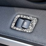 Für BMW 3er E90 / 320i / 325i 2005–2012, Auto-Fensterheber-Panel mit Klappschlüssel, 37,8 cm, Diamant-Dekoraufkleber, linker Antrieb – Bild 5