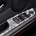 Für BMW 3er E90 / 320i / 325i 2005–2012, Auto-Fensterheber-Panel, 35,8 cm, Diamant-dekorativer Aufkleber, linker Antrieb – Bild 6