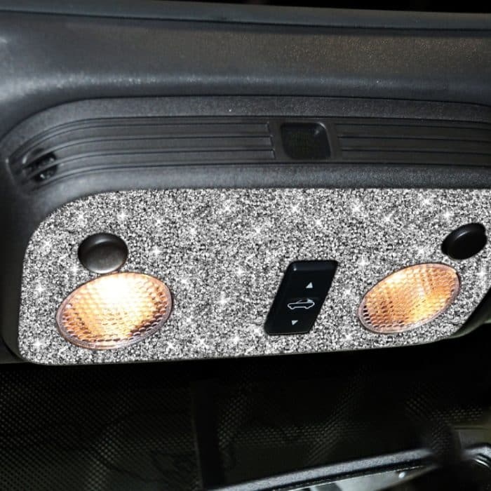 2 Stück Auto-Leselicht-Diamant-Dekorationsaufkleber, Linkslenker, Reading Light – Bild 7