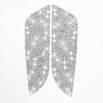 2 Stück Diamant-Dekorationsaufkleber für die hintere Türverkleidung des Autos, Linkslenker, Rear Door Panel – Bild 2