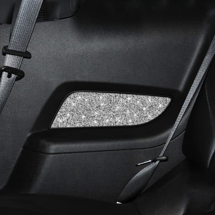 2 Stück Diamant-Dekorationsaufkleber für die hintere Türverkleidung des Autos, Linkslenker, Rear Door Panel – Bild 7