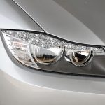 Für BMW 3er E90 / 318i / 320i / 325i 2005-2008 Auto-Licht-Augenbraue-Diamant-dekorativer Aufkleber – Bild 6