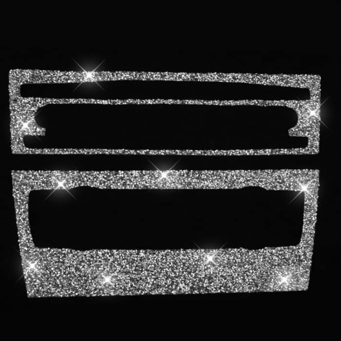 Für BMW 3er E90 / E92 2005–2012, Auto-Klimaanlage, CD-Bedienfeld, grundlegender Diamant-dekorativer Aufkleber – Bild 2