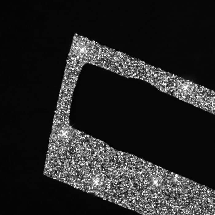 Für BMW 3er E90 / E92 2005–2012, Auto-Klimaanlage, CD-Bedienfeld, grundlegender Diamant-dekorativer Aufkleber – Bild 4