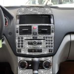 Für Mercedes-Benz C-Klasse W204 2007–2010, Auto-Zahnradsatz, Diamant-dekorativer Aufkleber, linker und rechter Antrieb