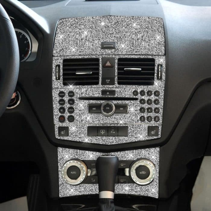 Für Mercedes-Benz C-Klasse W204 2007–2010, Auto-Zahnradsatz, Diamant-dekorativer Aufkleber, linker und rechter Antrieb – Bild 5