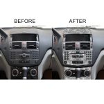 Für Mercedes-Benz C-Klasse W204 2007–2010, Auto-Zahnradsatz, Diamant-dekorativer Aufkleber, linker und rechter Antrieb – Bild 6