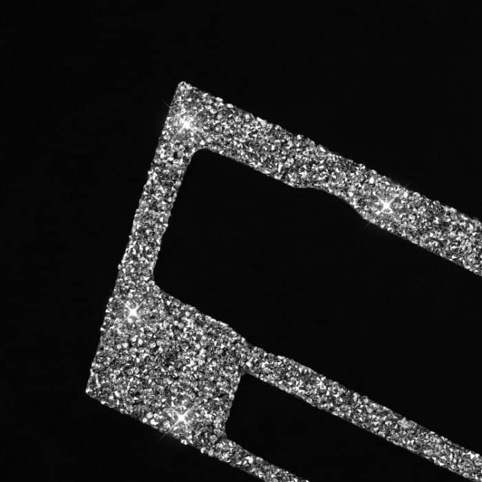 Für BMW 3er E90 / E92 2005–2012, Auto-Klimaanlage, CD-Bedienfeld, grundlegender Diamant-dekorativer Aufkleber – Bild 3