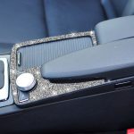 Für Mercedes-Benz C-Klasse W204 2007–2013, Auto-Schalttafel, Diamant-dekorativer Aufkleber, Linkslenker