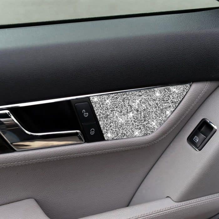 Für Mercedes-Benz C-Klasse W204 2007–2013, Autositzverstellung, ein Diamant-dekorativer Aufkleber, Rechtslenker – Bild 5