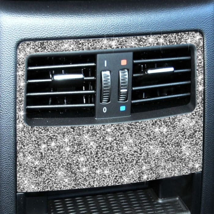 Für BMW 3er E90 / E92 2005–2012, Auto-Rücksitz-Klimaanlage, A-Typ, Diamant-dekorativer Aufkleber – Bild 5