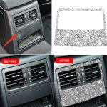 Für BMW 3er E90 / E92 2005–2012, Auto-Rücksitz-Klimaanlage, A-Typ, Diamant-dekorativer Aufkleber – Bild 6