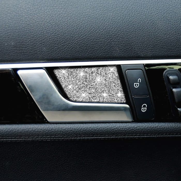Für Mercedes-Benz C-Klasse W204 2007–2013, Auto-Innentürschüssel, Diamant-dekorativer Aufkleber, linker und rechter Antrieb – Bild 1