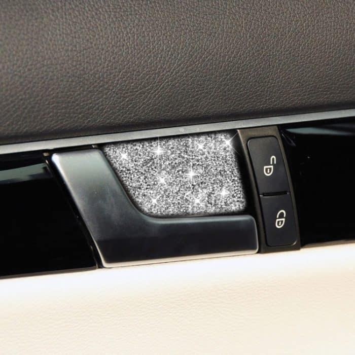 Für Mercedes-Benz C-Klasse W204 2007–2013, Auto-Innentürschüssel, Diamant-dekorativer Aufkleber, linker und rechter Antrieb – Bild 5