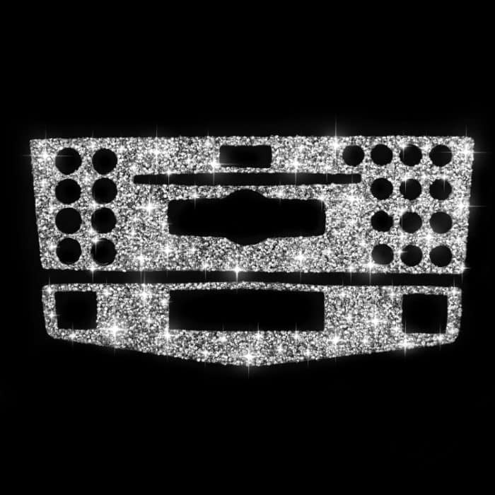 Für Mercedes-Benz C-Klasse W204 2007–2010, Auto-Zentralsteuerung B, Diamant-dekorativer Aufkleber, linker und rechter Antrieb – Bild 2