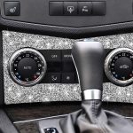 Für Mercedes-Benz C-Klasse W204 2007–2010, Auto-AC-Panel D-Diamant-dekorativer Aufkleber, linker und rechter Antrieb – Bild 5