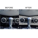 Für Mercedes-Benz C-Klasse W204 2007–2010, Auto-AC-Panel D-Diamant-dekorativer Aufkleber, linker und rechter Antrieb – Bild 6