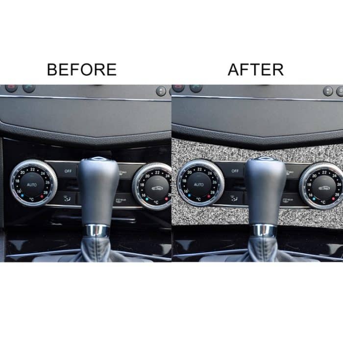 Für Mercedes-Benz C-Klasse W204 2007–2010, Auto-AC-Panel D-Diamant-dekorativer Aufkleber, linker und rechter Antrieb – Bild 6