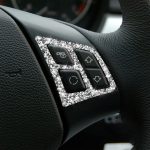 Für BMW 3er E90 2005–2012, Auto-Lenkrad-Tastenfeld, Diamant-dekorativer Aufkleber – Bild 5