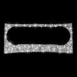 Für Mercedes-Benz C-Klasse W204 2011–2013, Auto-AC-Knopf, Bedienfeld, ein Diamant-dekorativer Aufkleber, linker und rechter Antrieb – Bild 2