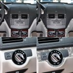 Für Mercedes-Benz C-Klasse W204 2007–2010, Auto-Scheinwerferrahmen, Diamant-dekorativer Aufkleber, Linkslenker – Bild 6