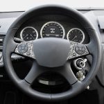 Für Mercedes-Benz C-Klasse W204 2007–2010, Auto-Lenkradtasten, Diamant-dekorativer Aufkleber, linker und rechter Antrieb