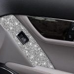 Für Mercedes-Benz C-Klasse W204 2007–2013, Auto-Fensterheber, Diamant-dekorativer Aufkleber, linker Antrieb – Bild 5