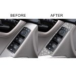 Für Mercedes-Benz C-Klasse W204 2007–2013, Auto-Fensterheber, Diamant-dekorativer Aufkleber, linker Antrieb – Bild 6
