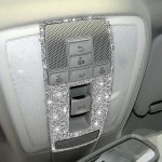 Für Mercedes-Benz C-Klasse W204 2007–2013, Auto-Leselicht, Diamant-dekorativer Aufkleber, linker und rechter Antrieb