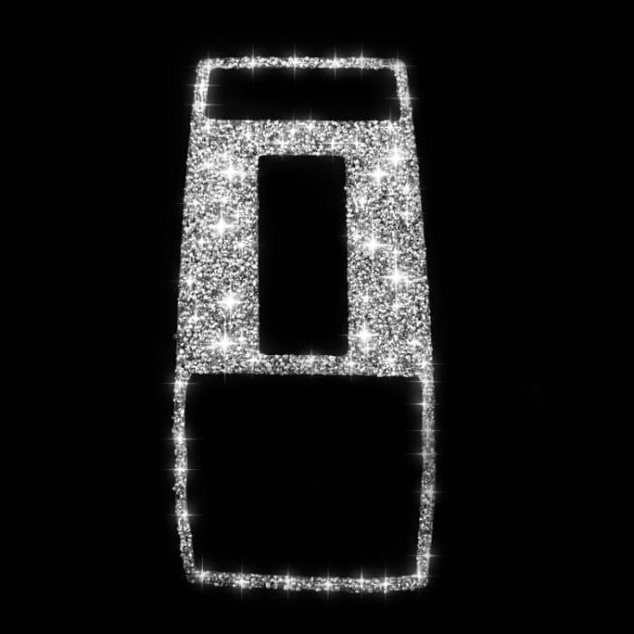 Für Mercedes-Benz C-Klasse W204 2007–2013, Auto-Leselicht, Diamant-dekorativer Aufkleber, linker und rechter Antrieb – Bild 2