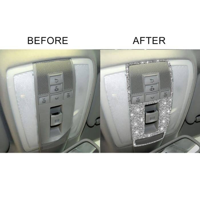 Für Mercedes-Benz C-Klasse W204 2007–2013, Auto-Leselicht, Diamant-dekorativer Aufkleber, linker und rechter Antrieb – Bild 6