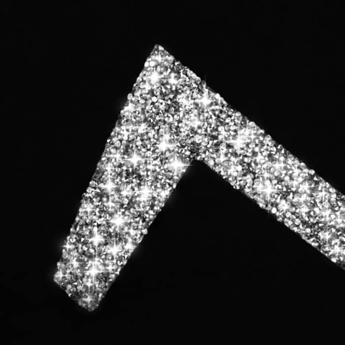 Für Mercedes-Benz C-Klasse W204 2011–2013, Auto-Zentralsteuerung, CD-Panel, Diamant-dekorativer Aufkleber, linker und rechter Antrieb – Bild 3