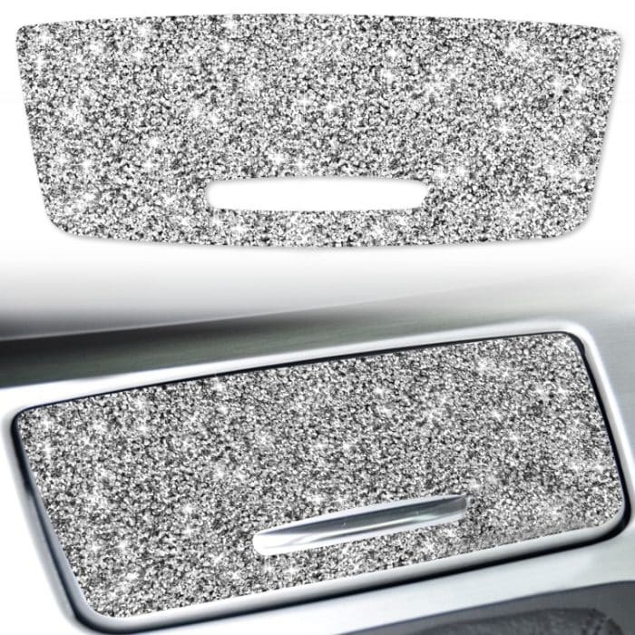 EDA0057962.jpg Für BMW 3er E90 / E92 / E93 2005–2012, Auto-Aschenbecher-Abdeckung, Diamant-dekorativer Aufkleber – Bild 1